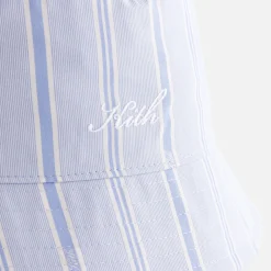 Discount Kith Women Logo Stripe Bucket Hat Orbit