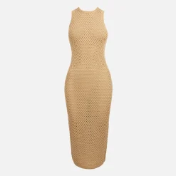 Best Kith Women Lyra Crochet Knit Midi Dress Shea