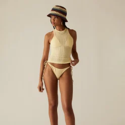 Hot Kith Women Lyra Open Rib Tank Sunrise