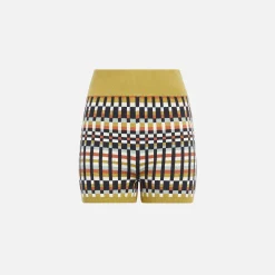 Hot Kith Women Mica Multi Check Knit Short Nano