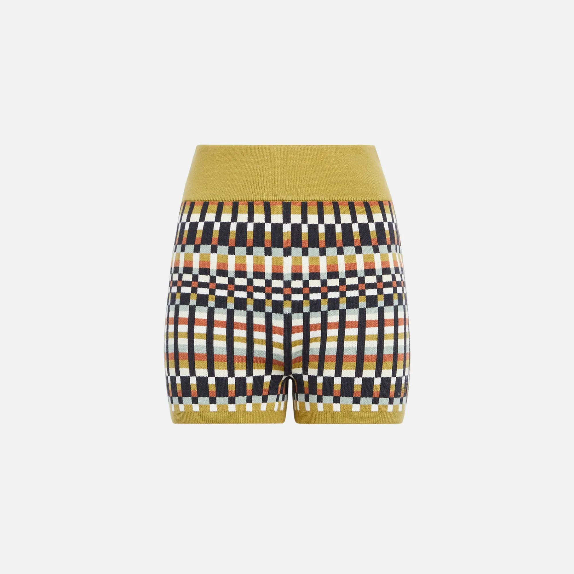 Hot Kith Women Mica Multi Check Knit Short Nano