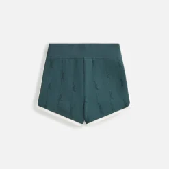 Best Sale Kith Women Mica Pique Logo Knit Short Serpentine