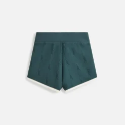 Best Sale Kith Women Mica Pique Logo Knit Short Serpentine