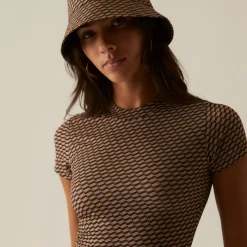 Online Kith Women Monogram Bucket Hat Canvas