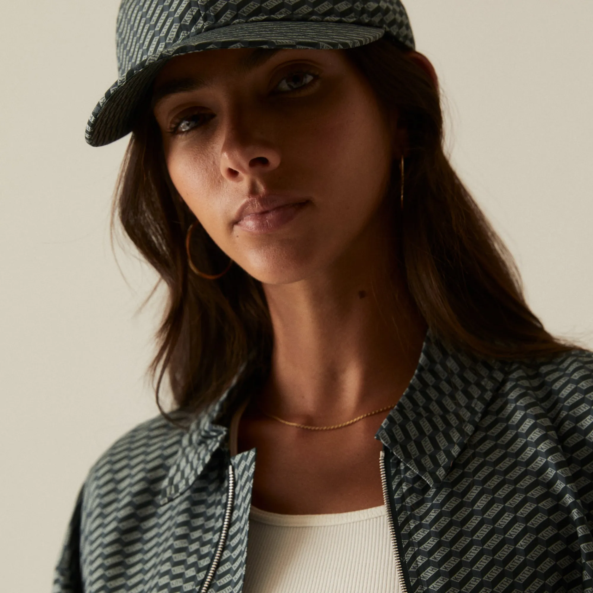 Shop Kith Women Monogram Cap Serpentine