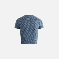 Store Kith Women Mulberry Sheer Monogram Tee Serpentine