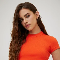 Hot Kith Women Mulberry Tee Ii Poppy