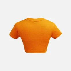 Cheap Kith Women Mulberry Textured Logo Tee Roe