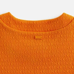 Cheap Kith Women Mulberry Textured Logo Tee Roe