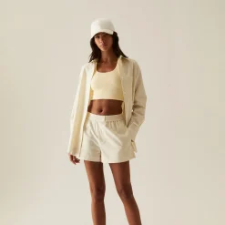 Cheap Kith Women Ora Ii Seersucker Shirt Sunrise
