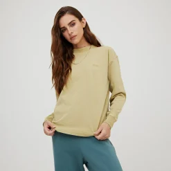 Fashion Kith Women Oversized Sonoma Long Sleeves Tee Anther