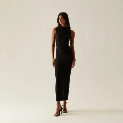 Cheap Kith Women Rumi Open Rib Maxi Dress Mass