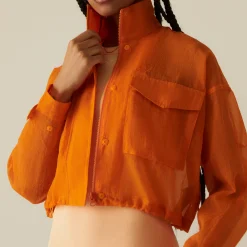 Outlet Kith Women Shiloh Cropped Surplus Jacket Roe