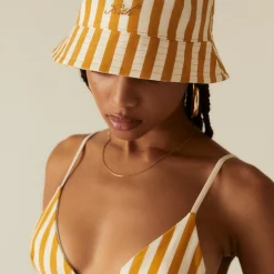 Online Kith Women Striped Bucket Hat Flash