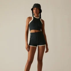 Outlet Kith Women Tiana Pique Logo Knit Tank Serpentine