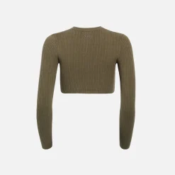 Hot Kith Women Yvette Ii Cropped Cardigan Moss