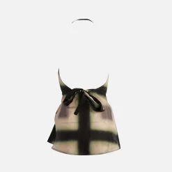 Online Rick Owens Laura Top Black Plaid