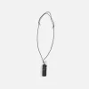 Best Saint Laurent Leather Tube Necklace Black