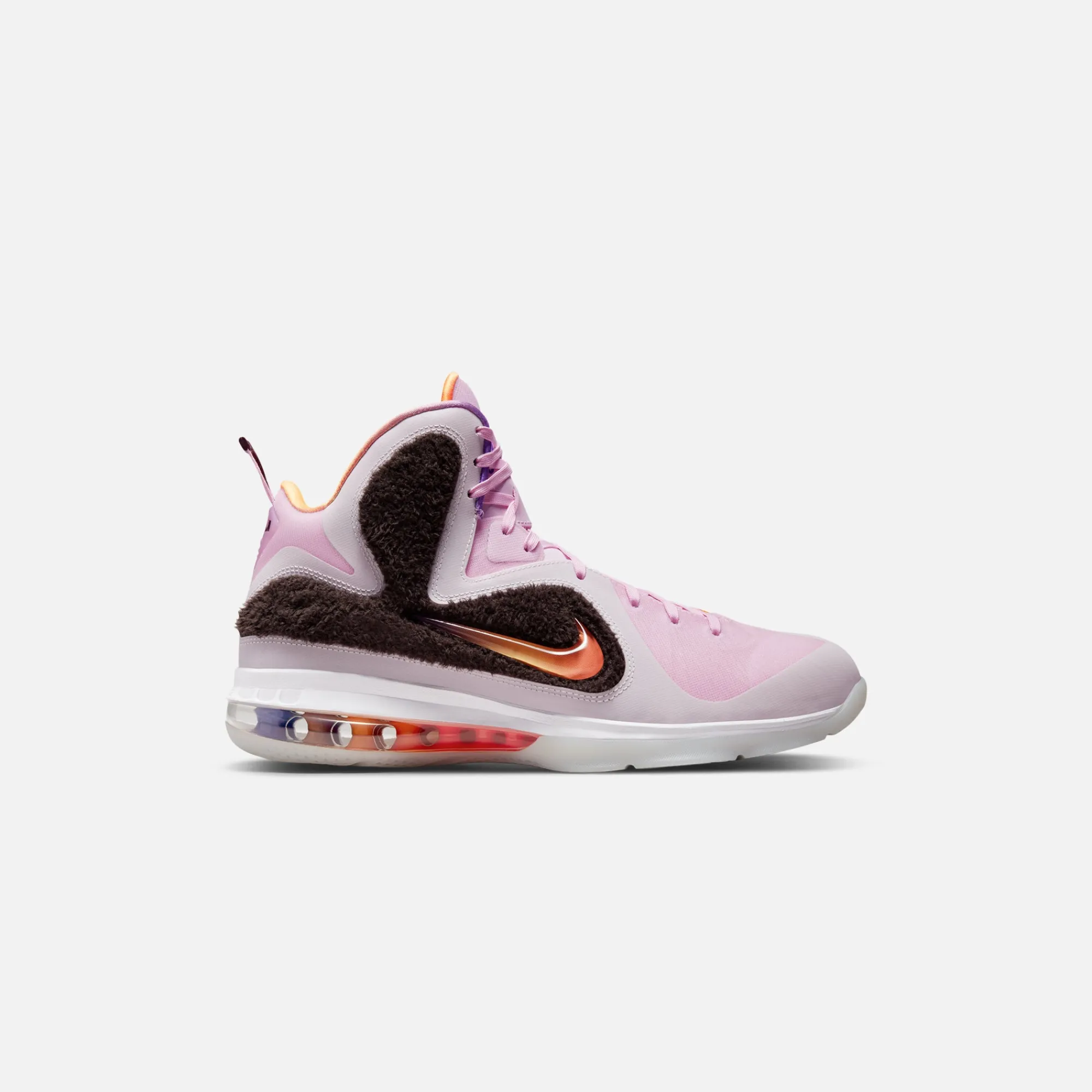 New Nike Lebron Ix Regal Pink / Multi / Velvet Brown