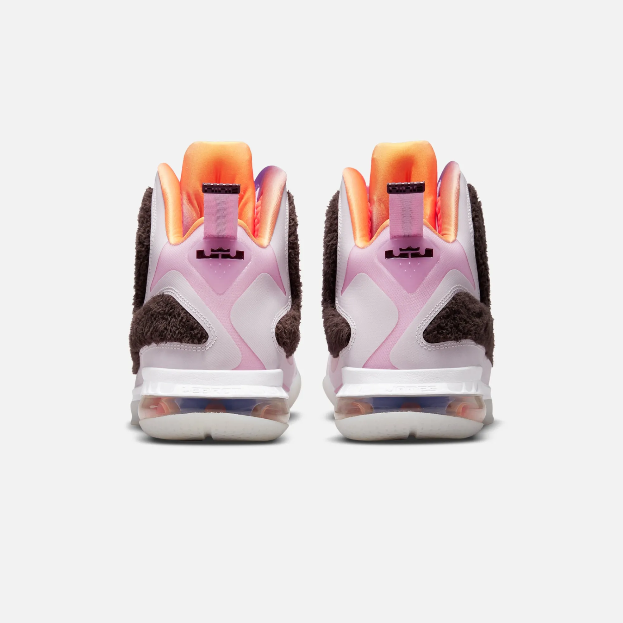 New Nike Lebron Ix Regal Pink / Multi / Velvet Brown
