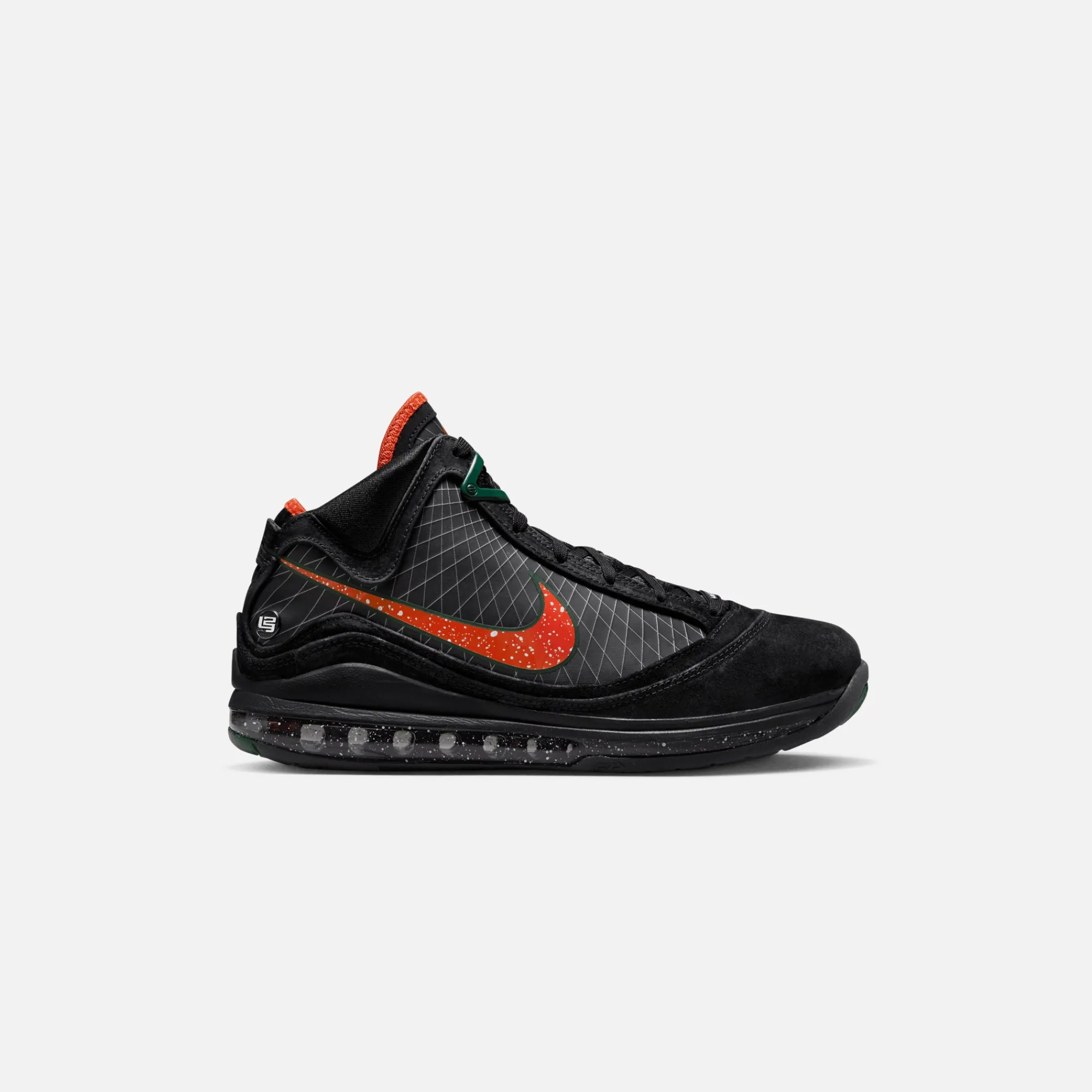Sale Nike Lebron Vii Black / Team Orange / Gorge Green / White