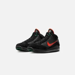 Sale Nike Lebron Vii Black / Team Orange / Gorge Green / White