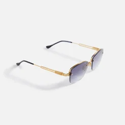Sale Vintage Frames L'Enfant 24Kt Gold Terrible Asphalt Gradient Grey