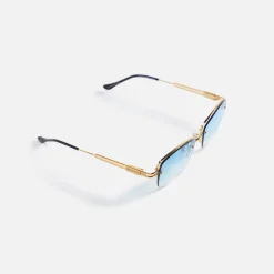 Fashion Vintage Frames L`Enfant Terrible 24Kt Gold Blue / Flash Blue