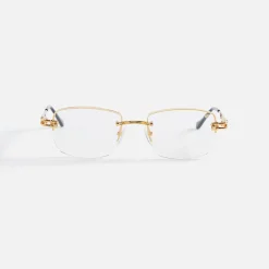 Clearance Vintage Frames L'Enfant Terrible Yellow Gold Clear