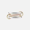 Hot Spinelli Kilcollin Libra Sg Pastel Petite Ring Silver / Gold