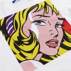 Best Sale Junya Watanabe Man Lichtenstein Print Tee White
