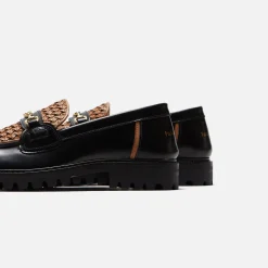 Hot Filling Pieces Loafer Cane Black