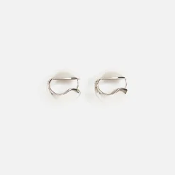 Sale Coperni Logo Earring Silver