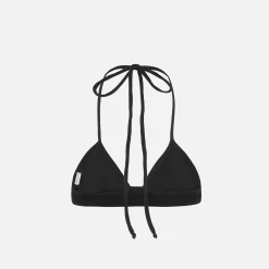 Online Brandon Blackwood Logo Halter Bikini Top Black