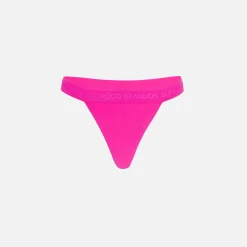 Cheap Brandon Blackwood Logo Swim Thong Hot Pink