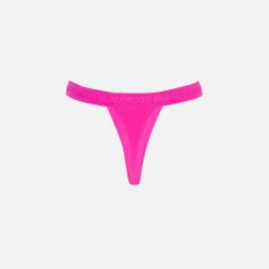 Cheap Brandon Blackwood Logo Swim Thong Hot Pink