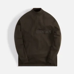 Cheap Essentials Long Sleeve Tee Off-Black