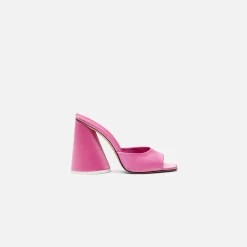 Discount The Attico Luz Mule 105Mm Geranium