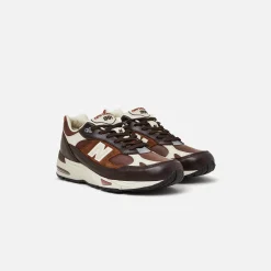 Outlet New Balance Made In Uk 991 Earth / French Roast / Feather Gray