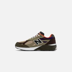Shop New Balance Made In Us 990 V3 Tan / Blue