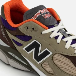 Shop New Balance Made In Us 990 V3 Tan / Blue