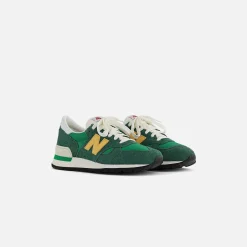 Cheap New Balance Made In Us 990 V1 Green / Gold