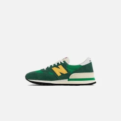 Cheap New Balance Made In Us 990 V1 Green / Gold