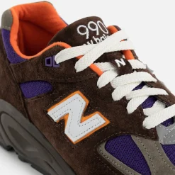 Fashion New Balance Made In Us 990 V2 Brown / Grey