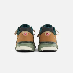 Shop New Balance Made In Usa 990 V3 Tan / Green