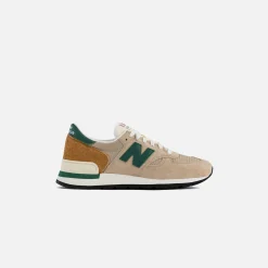 Outlet New Balance Made In Usa 990 V1 Tan / Green