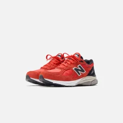 Shop New Balance Made In Usa 990 V3 Red / Black
