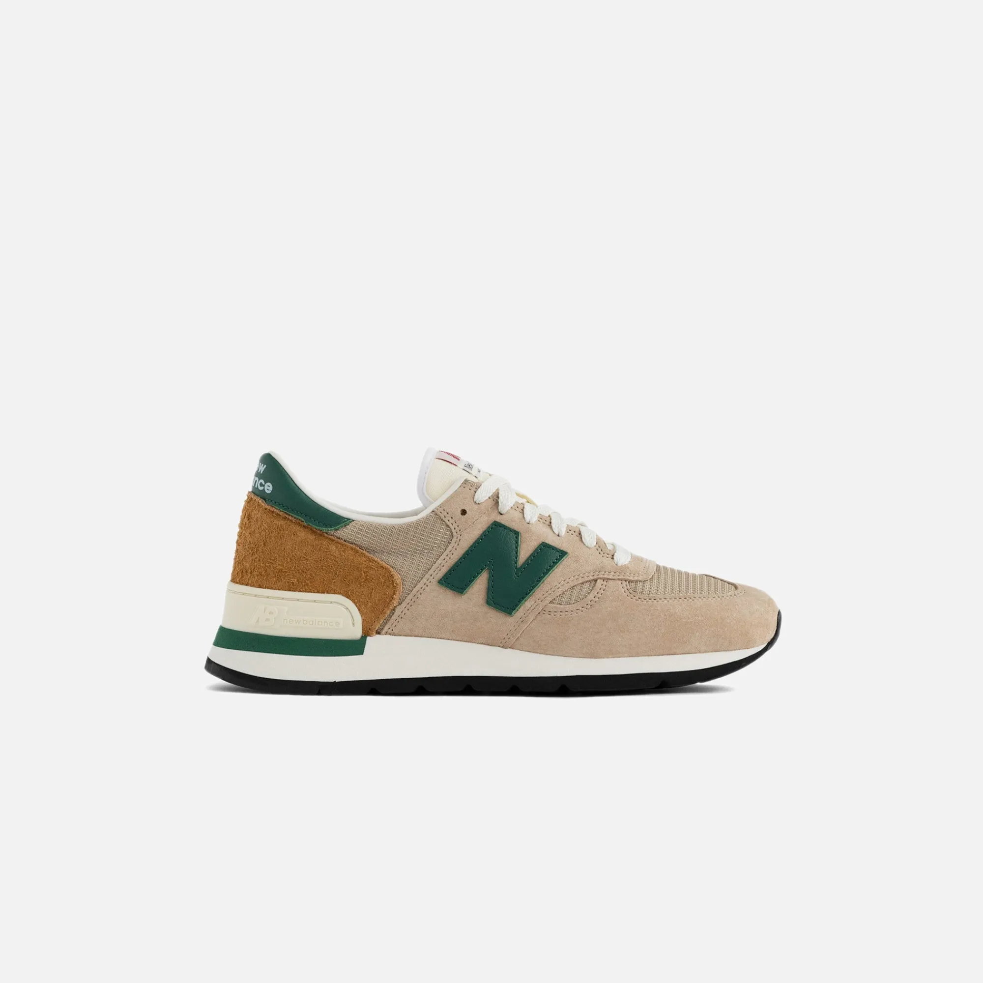 Shop New Balance Made In Usa 990 V1 Tan / Green
