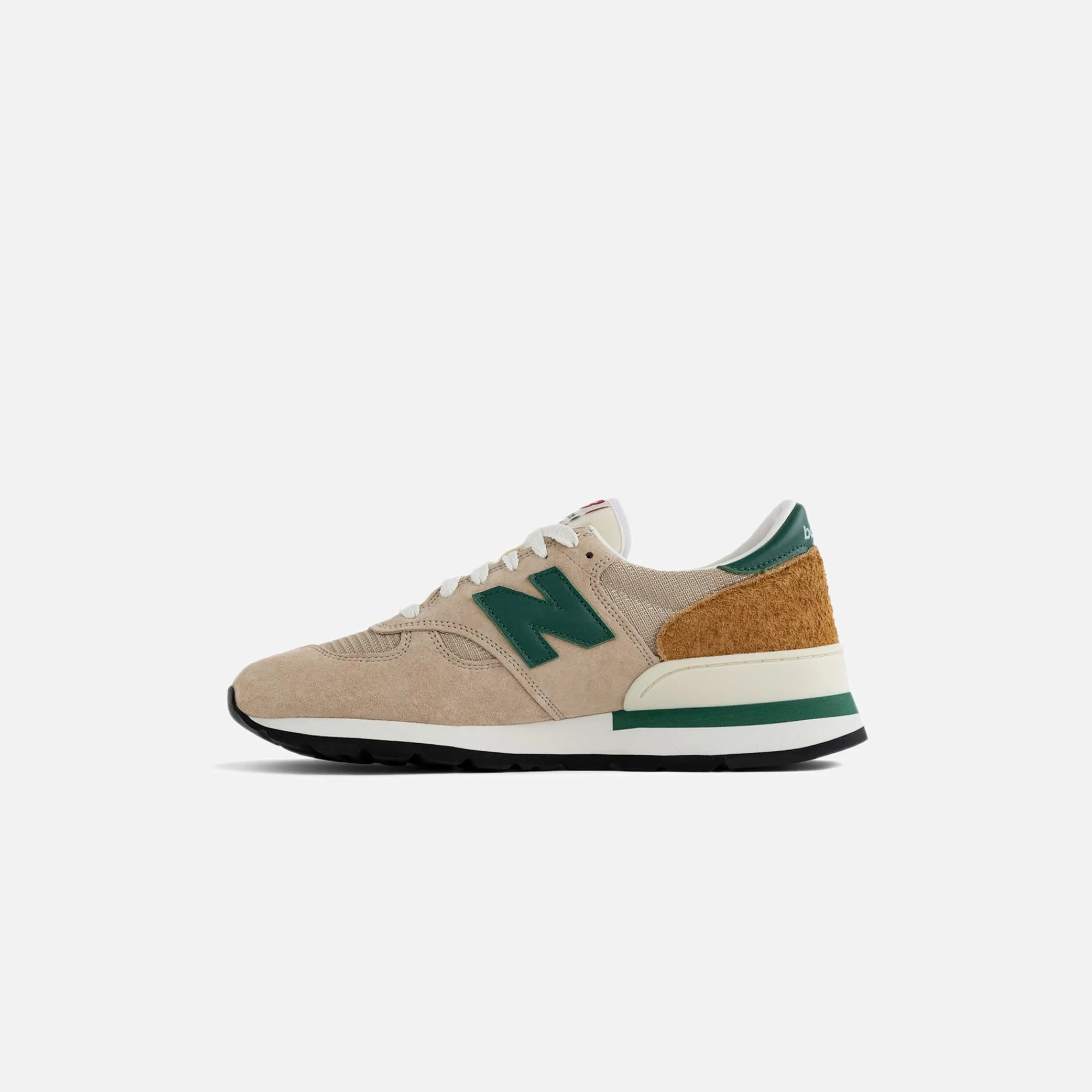 Shop New Balance Made In Usa 990 V1 Tan / Green