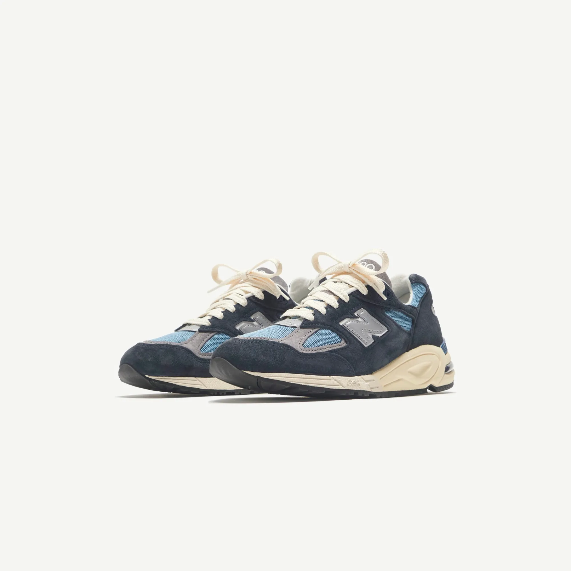 Sale New Balance Made In Usa 990Tb2 Navy / Light Blue/ Grey